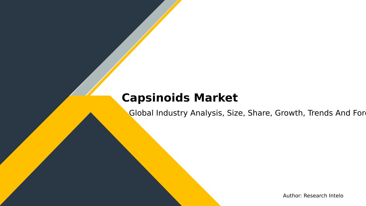 Capsinoids Market Research Report 2033